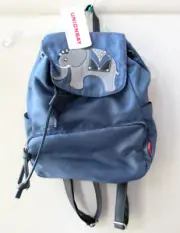 UNIONBAY Backpack Purse Elephant Blue Woman's Girl's Side Pockets NEW with TAG