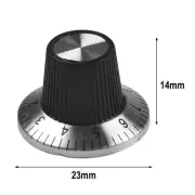 High Quality WTH118 2W Carbon Potentiometer 10K ohm Round Shaft with Dial Knob
