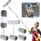 Wall Cleaner with Long Handle Baseboard Wall Cleaner Mop 360° Rotation for Home