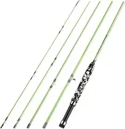 Fishing Poles 9"#5 Fly Fishing Rod 2.7M 5 Sections Carbon Fiber Fly Fishing Rod Medium Fast Action Pole for Stream Leisure Fishing Caña De Pescar