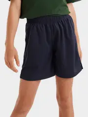 Kids School Unisex Mesh Shorts - Navy Blue