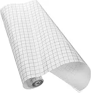 WEKADRIN Positioning Transfer Film Laminating Film for Vinyl Transfer Tape Grid Lines Self-Adhesive for DIY Projects