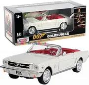 Motor Max 1964 Ford Mustang Convertible, James Bond 79852WWT - 1/24 Scale Diecast Model Toy Car