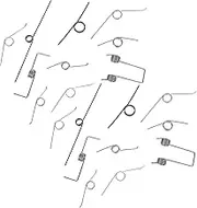 18PCS Heavy Duty Adjustable Torsional Spring for Trash Can Lids Replacement Parts for Garbage Bins Versatile Support for Rubbish Can Lid Mechanism