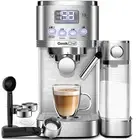 Cappuccino Machine Automatic Milk Frother, Stainless Steel Espresso Coffee Machi