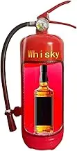 Wine Case Fire Extinguisher | Liquor Bottle Holder Storage | Creative Iron Whiskey Coffee Storage Box Bar Decoration For Christmas Souvenir Decor