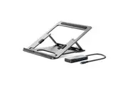 Alogic Flex Adjustable Stand & FUSION CORE USB-C Single 4K Docking Station, HDMI