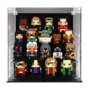 UNIQUEDISPLAY Display Case for LEGO Brickheadz - IKEA Kallax Compatible