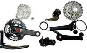SRAM XO Carbon Groupset 2x 10 Speed NOS Vintage MTB 175mm Truvativ Retro RD CS