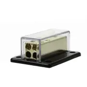 1ea 4 Gauge to 4ea 8 Gauge Pos or Neg Ground Distribution Block by Voodoo