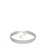 Dior Sparkle Choker One size White