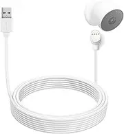 LIFEMOI Upgraded, 32.8FT/10m USB Power Charging Cable, Thicker Charging Cable, Compatible with Google Nest Cam (Battery Version) Camera, Extended Charge Cord, Weatherproof