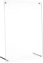 LALAFINA License Frame Square Acrylic Photo Frame for Awards Diplomas Certificate Display Tabletop