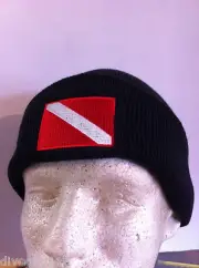 Scuba Diving Dive Hat Knit Cap Dive Flag Beanie AP06