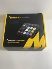 MAONO CASTER G1 NEC Gaming Audio Mixer, Audio Interface with Pro-Preamp-RGB-48V