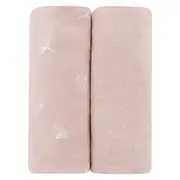 ZZDNU Bassinet Sheets Baby Fitted Bassinet Sheet 2 Pack in Pink Gingko at Nordstrom One Size