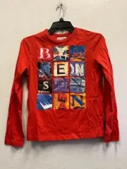 BEN SHERMAN Boy's Orange top SIZE 14-15Y