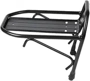1pc Durable Bike Front Carrier Rack Lightweight Bracket Holder for Easy Installation and Strong Load Capacity Front Storage Shelf for Mountain and Folding Bikes