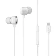 Wave Corded Headphones For Apple iPhone 14 Pro Max - White