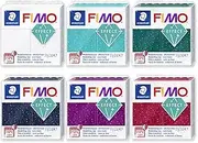FIMO Soft Polymer Oven Bake Modelling Clay - 57g Blocks - Set of 6 - Galaxy Colours