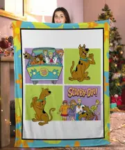 Scooby Doo & Friends Scooby Doo Blanket, Gift For Friend And Family