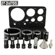 12pcs Diamond Drilling Bits Hole Saw Chamfer Milling Bit for Tile Marble Granite