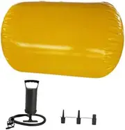 ａ aternee Inflatable Gymnastics Mat Gymnastics Air Barrel Women Back Handspring Training Gymnastics Roller for Body Coordination Yoga