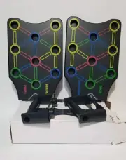 Push up Board, Folding 16 in 1 Push up Board Premium ABS Pushup Stands Open Box