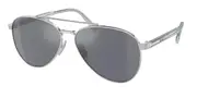 Prada PR A58S 1BC175 Men's Sunglasses Silver Size 58
