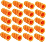 AUTSUPPL Eyelash Glue Bottle Pin Blocking Nozzle Caps 20pcs Eyelash Glue Bottle Tips Easy Replacement for Salons Homes