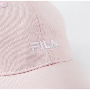 FILA 老帽 運動帽 經典基本款 小LOGO 老帽 粉紅色 其餘3色 黑/卡其//白【 GIANT MALL 】