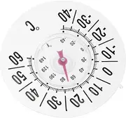 SUPVOX Weather Thermometer Suction Cup Window Cover Thermometer for Use Analog Thermometer for Room Temperature