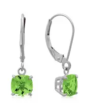 MaxColor 10K 1.80 ct. tw. Peridot Earrings