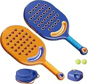 Tennis Trainer Rebounder, Solo Tennis Rebound Ball with String, Tennis Practice Training Tool with Long Elastic Rope for Beginners