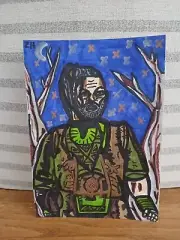Drawing Bo'Rai Cho Mortal Kombat X Drunken Master Video Game Asian Winter Tree