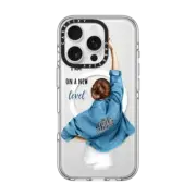 iPhone 16 Pro Clear Case MagSafe Compatible Girl boss (brunette)