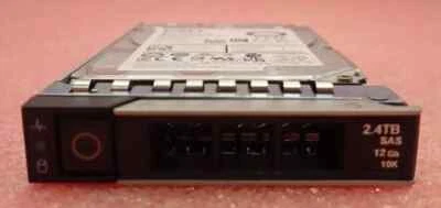 New Dell 2.4TB 10K SAS 12G 2.5" Hard Drive HDD F9NWJ + 14th/15th/16th Gen Caddy