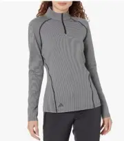 adidas Women's Quarter Zip Golf Pullover SZ L