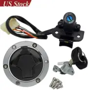 For Kawasaki Ninja 250R EX250J 2008-2012 Ignition Switch Lock Gas Cap Cover Set