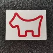 SCOTTY CAMERON RED SCOTTY DOG STICKER
