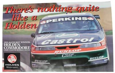 Larry Perkins Huge Poster 1995 Bathurst Winner Holden VR Commodore 137 x 96 cm