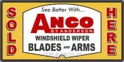 ANCO WIPER BLADES ARMS REPAIR GAS STATION OLD SIGN REMAKE ALUMINUM SIZE OPTIONS