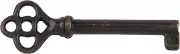 UNIQANTIQ HARDWARE SUPPLY Antique Brass Hollow Barrel Skeleton Key | 2 PC/Pac...