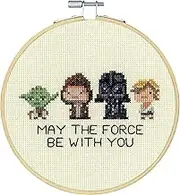 Dimensions Star Wars Family Hoop Cross Stitch Needlecraft Kit