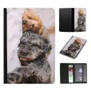 PASSPORT ITINERARY ORGANIZER|POODLE DOG SLEEPING PUPPY