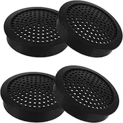 MOLUCKFU 4pcs Black Speaker Grill Covers Precision Fit Tweeter Speaker Protection for Car Audio System Stylish Design Easy Installation for DIY Enthusiasts and Professionals