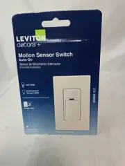 Leviton Single Pole Motion Sensor Light Switch DOS02-1LT , Light Almond