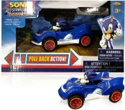 Sonic the Hedgehog Racing Pull Back Speed Race Action Car Figure Gift Toy Kids