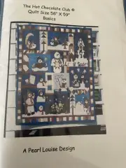 "THE HOT CHOCOLATE CLUB" BATIK QUILT KIT 58 X 59 (2007)