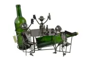 3-Drunk Men at the Table Wine Bottle Holder